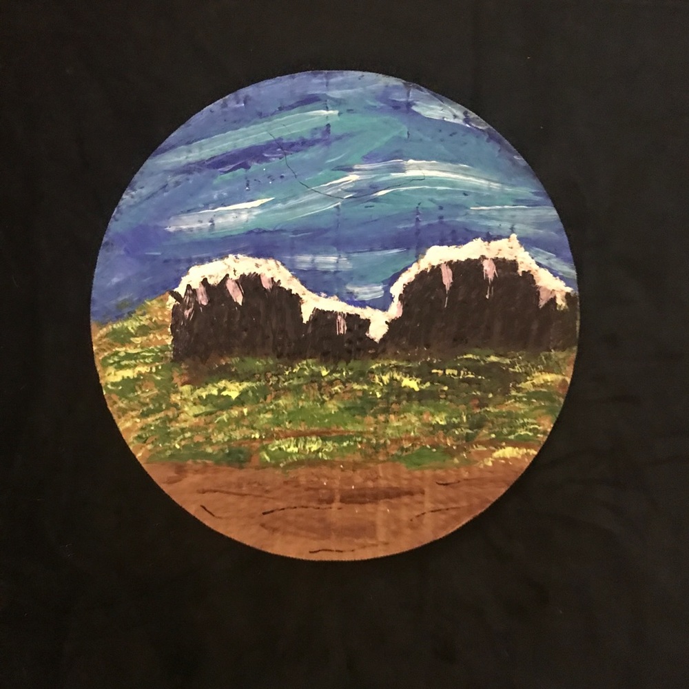 Colorful Hand Design & Hand Painted Plate - Picture 6 of 16
